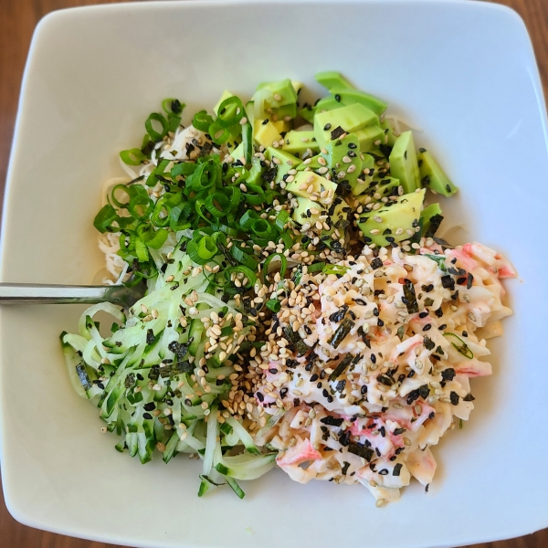 California Roll Rice Noodle Bowl