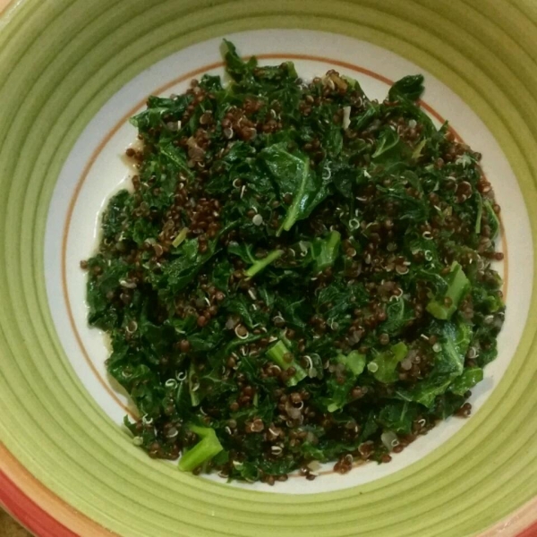 Kale and Quinoa with Creole Seasoning