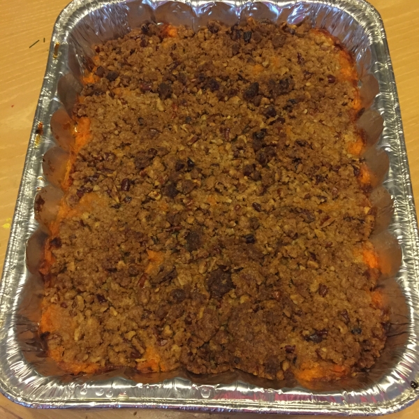 Eggless Sweet Potato Casserole