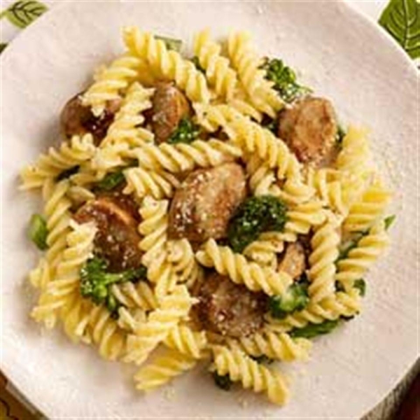 Gluten Free Chicken Sausage & Broccoli Rabe Rotini