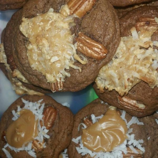 Easy German Chocolate Cake Cookies