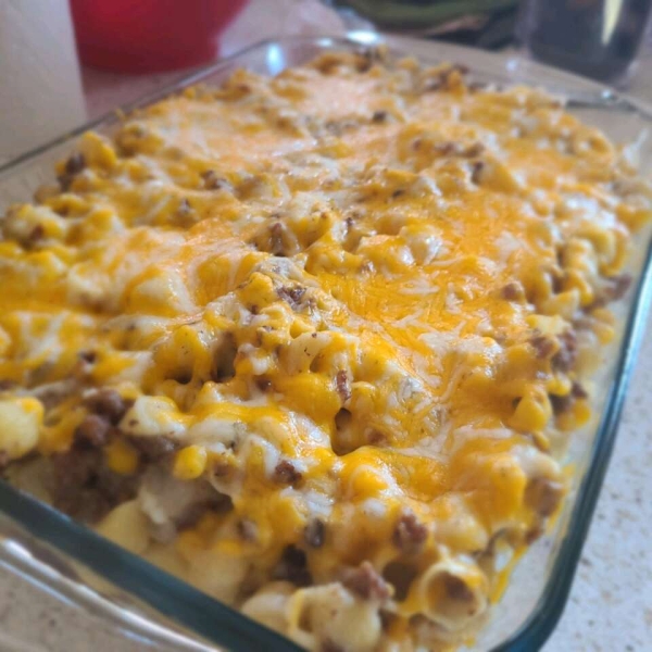 Hamburger Noodle Casserole