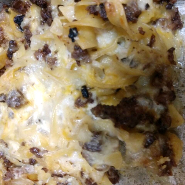 Hamburger Noodle Casserole