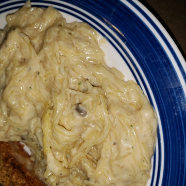 Creamy Mushroom Spaghetti Squash