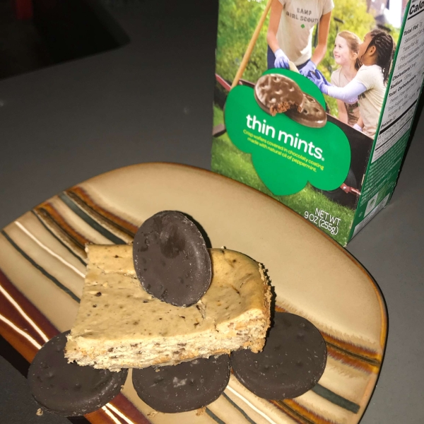 Girl Scout Thin Mints Cheesecake