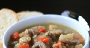 Dad's Mushroom and Barley Soup