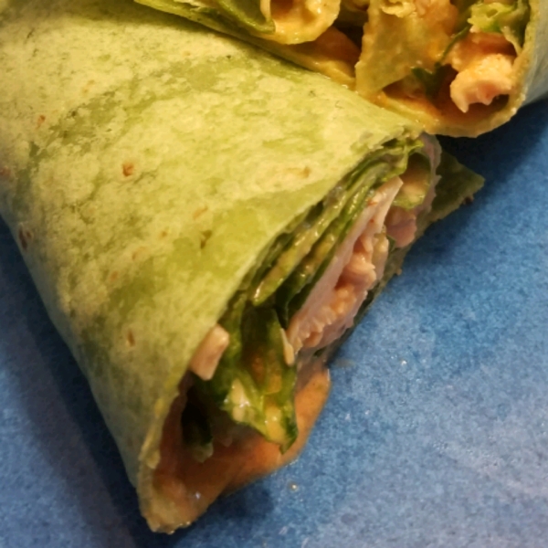 Simple Sweet and Spicy Chicken Wraps