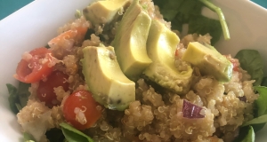 Red Quinoa and Avocado Salad