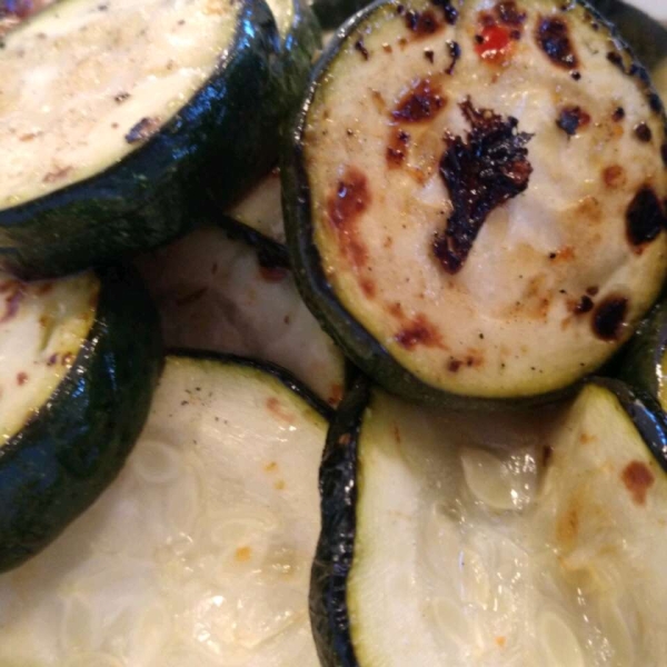 Grilled Sliced Zucchini