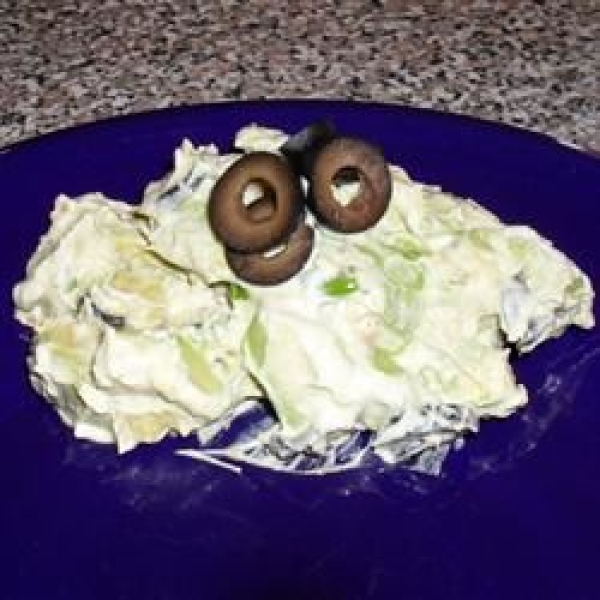 Avocado Salad with Bacon and Sour Cream