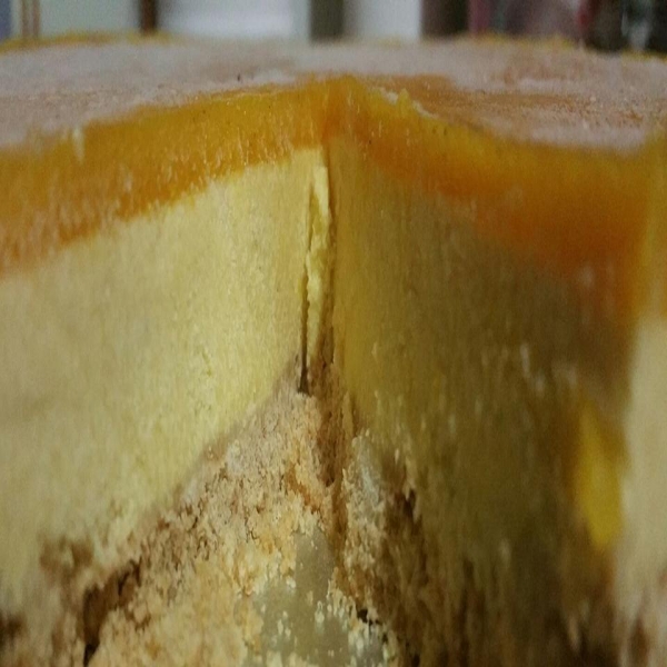 No-Bake Mango Cheesecake