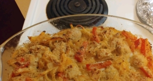 Cheesy and Creamy Chicken Tetrazzini