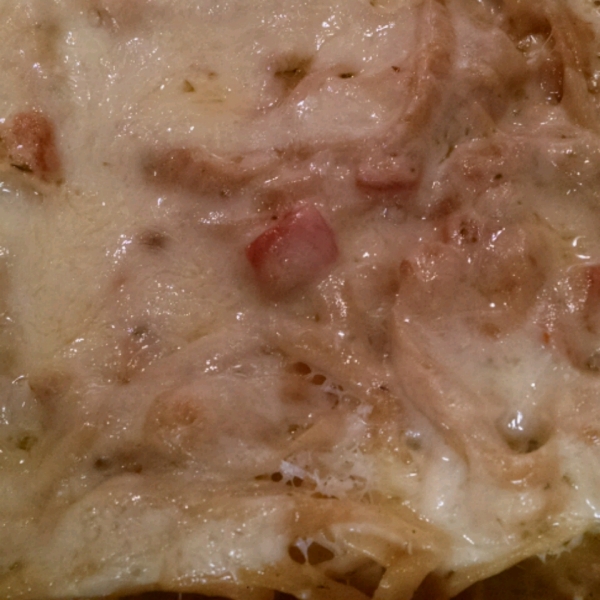 Cheesy and Creamy Chicken Tetrazzini