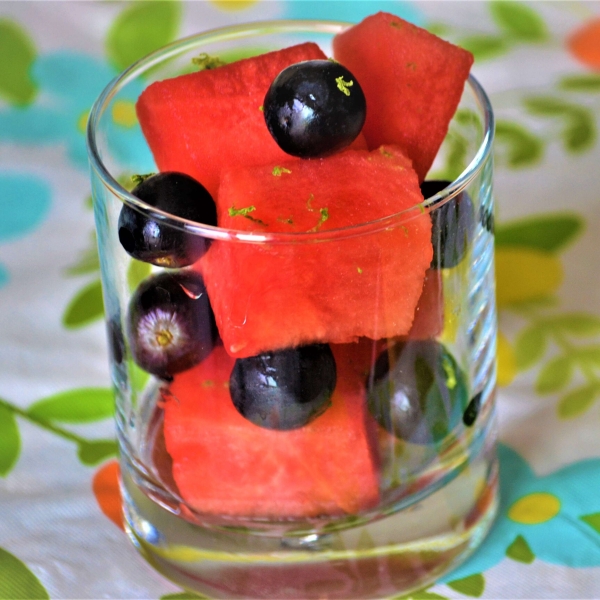 Watermelon Salad with Grapes and Citrus