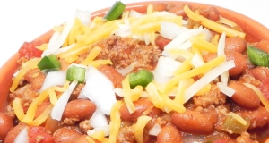 Tray's Spicy Texas Chili