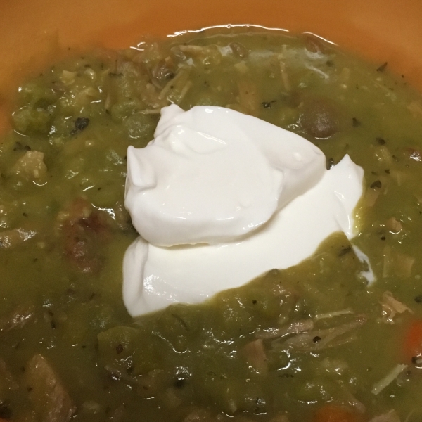 Smoked Turkey Split Pea Soup