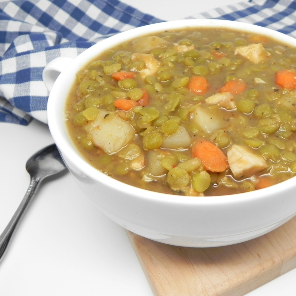 Smoked Turkey Split Pea Soup