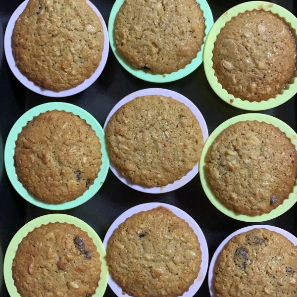 Orange Oatmeal Muffins