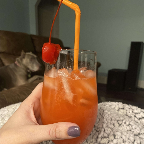 Pineapple Upside-Down Cake in a Glass