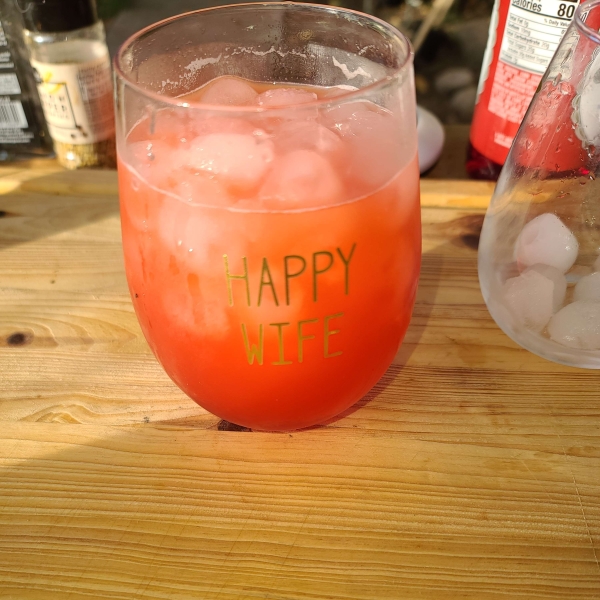 Pineapple Upside-Down Cake in a Glass