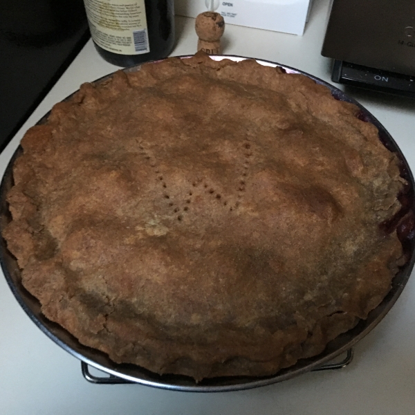 Basic 100% Whole Wheat Pie Crust