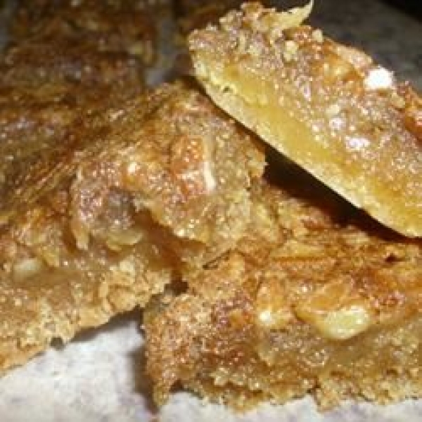 Pecan Pie Bars with Cake Mix