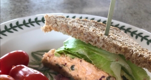 Spicy Salmon Salad Sandwiches
