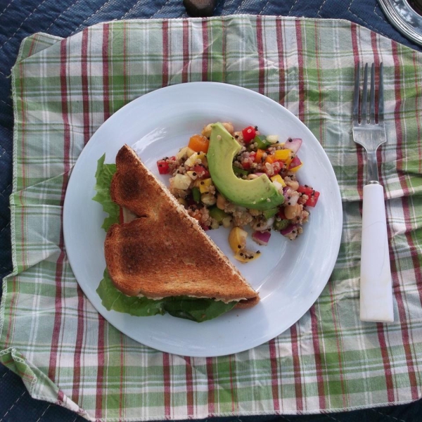 Spicy Salmon Salad Sandwiches