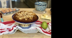 Pear Upside-Down Graham Cake