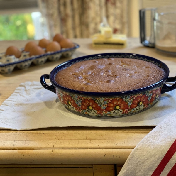 Pear Upside-Down Graham Cake