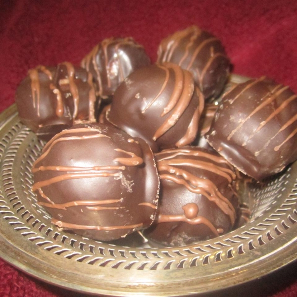 Frozen Chocolate Chip Cookie Dough Balls