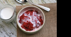 Stewed Strawberry and Rhubarb