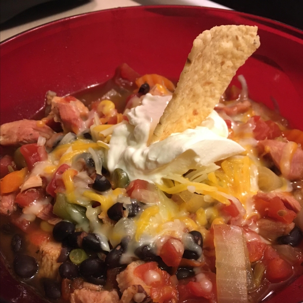 Easy Turkey Taco Soup