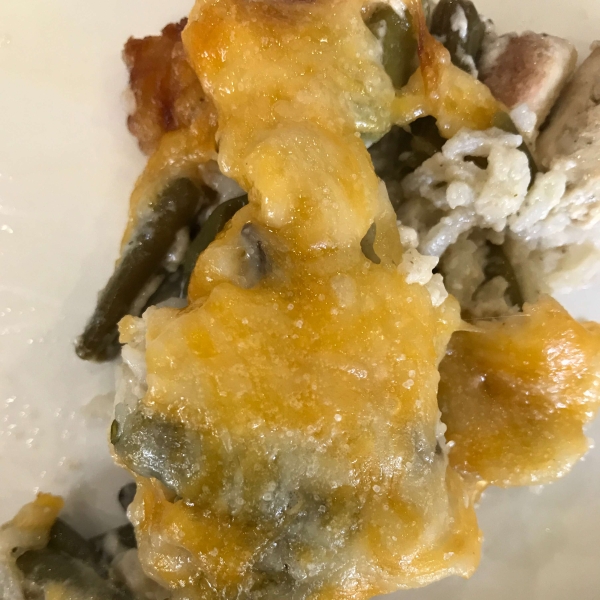 Chicken, Rice, and Green Bean Casserole