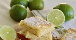 White Chocolate Lime Blondies