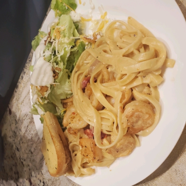 Blackened Shrimp Stroganoff