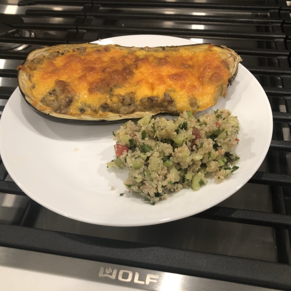 Stuffed Guinea Squash (Eggplant)