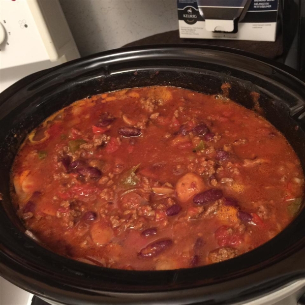 Slow-Cooked Chili