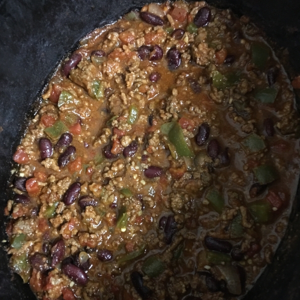 Slow-Cooked Chili