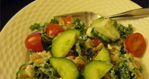 Greek Kale Tomato Salad