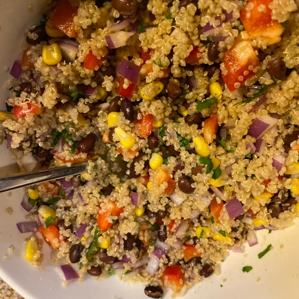 Black Bean, Corn, and Quinoa Salad