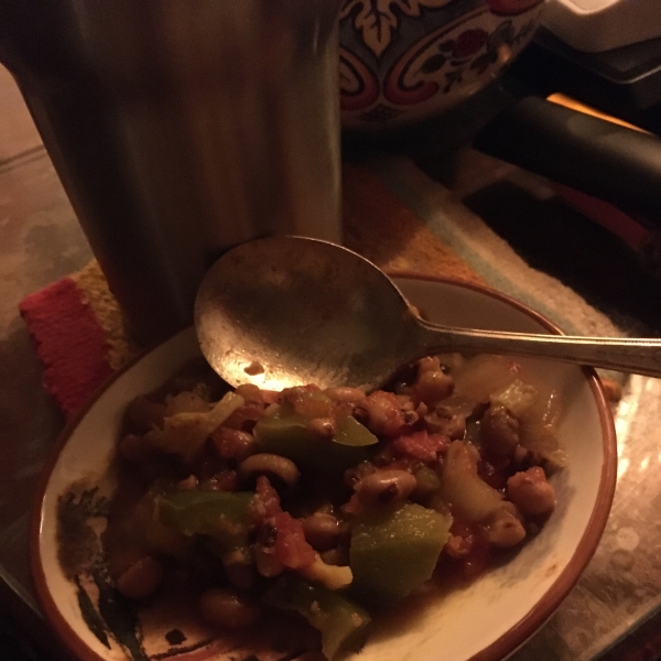 Deborah's Slow Cooker Spicy Black Eyed Peas