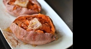 Microwaved Baked Sweet Potatoes