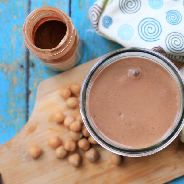 Chocolate-Banana Hummus Shake