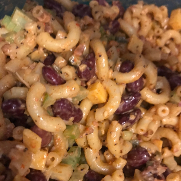 Elbow Macaroni and Kidney Bean Salad