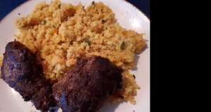 Moroccan-Spiced Pork Chops & Fruity Couscous