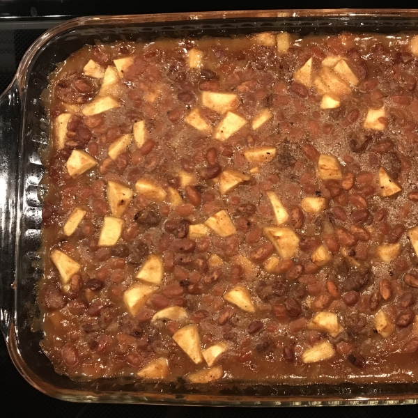 Spiced Apple Baked Beans