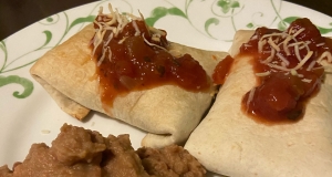 Beef Chimichangas