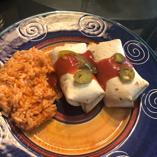 Beef Chimichangas