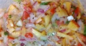 Colorful Summer Peach Salsa